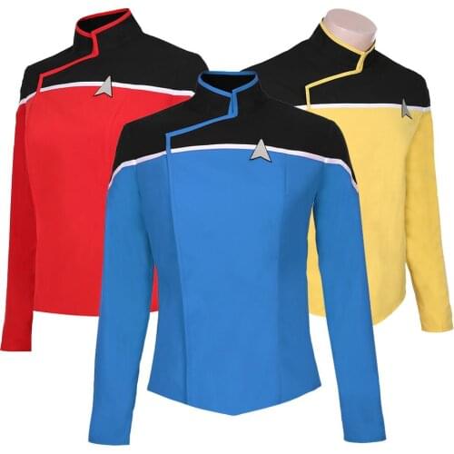 In the Stock Star Cosplay Trek Man Jacket officer Costume autumn Coat Women Uniform Suit Halloween undefined Top boy sweatshirt