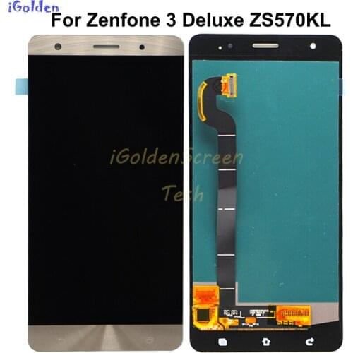 For asus ZS570KL LCD Screen for Zenfone 3 Deluxe Z016S Z016D ZS570KL LCD Display and Touch Screen Digitizer Assembly