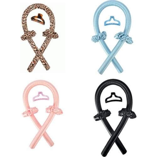 1set heatless curls Rod Headband Curls Silk Ribbon Lazy Curler Hair Rollers Hair Curler Hairdressing Tools Hair Accessories