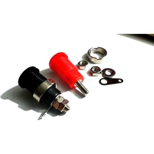 10pcs 4mm Banana Jack Binding Post Nut for Multimeter banana socket connector