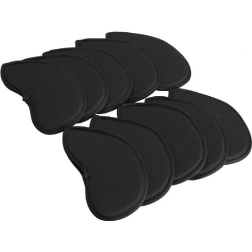 10Pcs Golf Club Head Covers Iron Putter Protective Head Cover Putter Headcover Set Outdoor Sports Golf Accessories