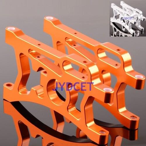 2pcs Aluminum Rear Lower Suspension Arms For 1/5 HPI Baja 5B 5SC 5T 5R SS T1000 KM ROVAN A85402 Upgrade Parts Hop Up