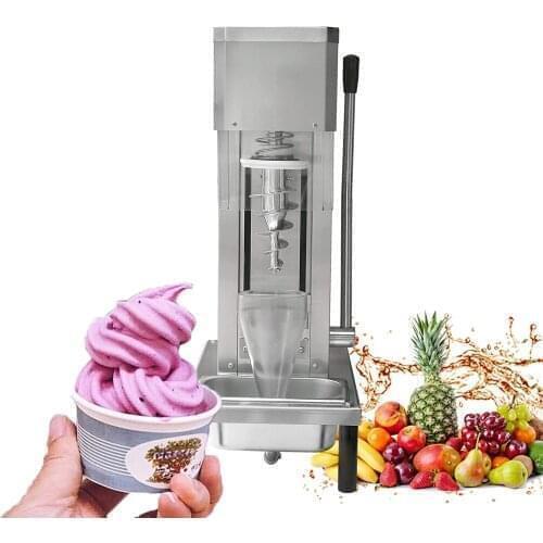 2021 Fresh Fruit Frozen Yogurt Milkshake Ice Cream Mixing Gelato Blending Machine Frozen Yogurt Blender Machine Free CFR by Sea
