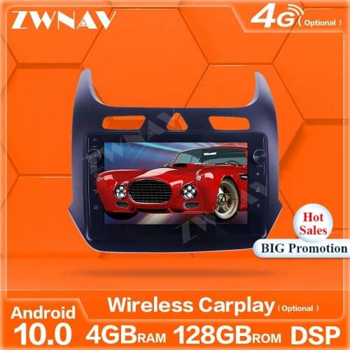 4+128G Android10.0 Screen Car Player GPS Navi For Chevrolet Cobalt 2011 2012-2018 Auto Radio Stereo Multimedia Player Head Unit