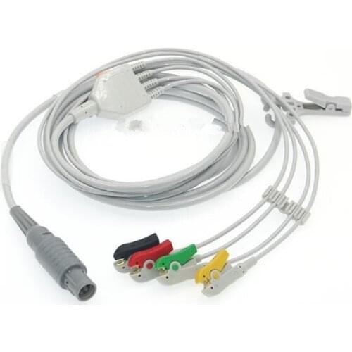 Primedic 4-lead ECG cable ECG lead wire for Primedic MD1/DM10/DM20 defibrillator