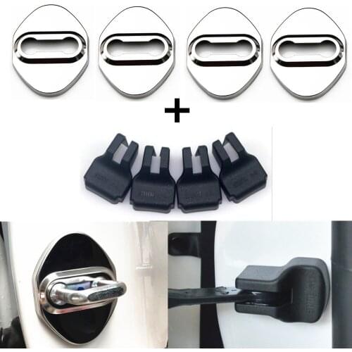 8pcs Door Lock Cover case for Mazda 3 mazda 6 CX 5 CX-5 CX3 323 protect accessories car styling