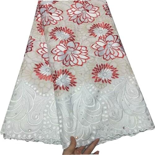 African Dry Lace Fabric High Quality Lace Swiss Voile Lace In Switzerland Nigerian Cotton Lace Fabrics For Sewing TY-160