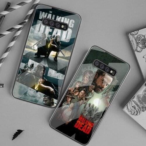 The Walking Dead Phone Case Tempered Glass For Samsung S20 Plus S7 S8 S9 S10 Plus Note 8 9 10 Plus
