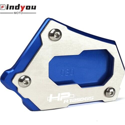 For BMW R1250 GS R 1250 GS R 1250GS HP 2018 Motorcycle CNC Side Stand Enlarge Extension Kickstand R1250GS Accessories