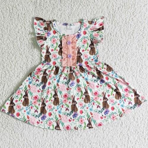 Hot Sale Girls Twirl Dresses Kids Designer Clothes Girls Dress Boutique Stitching Dress Halloween Kids Boutique Clothing Outfits