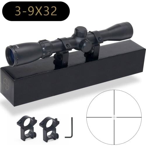3-9x32 Hunting Optical Sight Scope Illuminated Riflescope Tactical Air Gun Sniper Rifle Scope