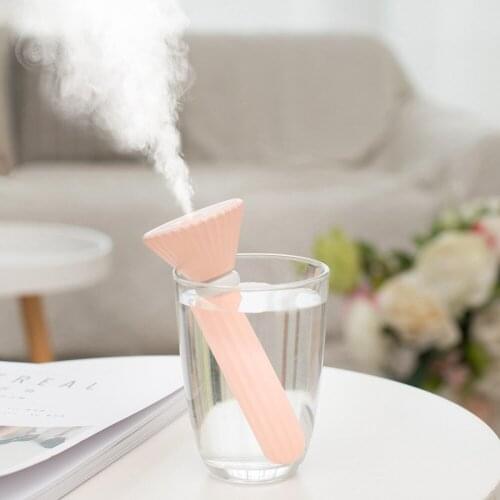 USB Portable Humidifier Personal Cool Mist Air Humidifierr for Travel Car Home Office Without Water Bottle