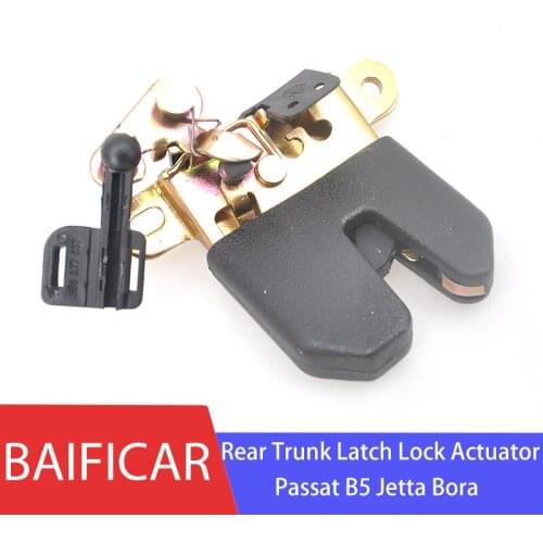 Baificar Brand New Black Rear Trunk Latch Lock Actuator 1J5827505D For VW Passat B5 Jetta Bora