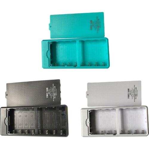 Durable Detachable QC3.0 Dual USB LCD DIY 8x18650 Battery Case Power Bank Shell Portable External Box without Battery Powerbank