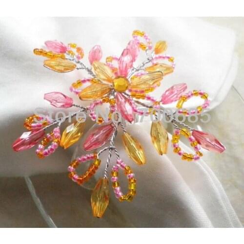 Aliexpress sold beaded wedding napkin ring
