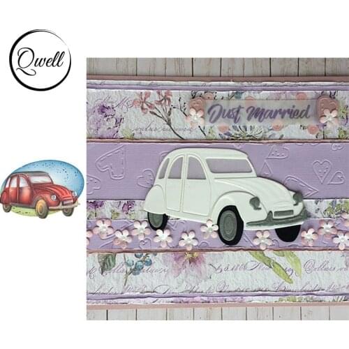 QWELL Car Metal Cutting Dies for Scrapbooking and Card Making Paper Embossing Craft New 2019 die cuts