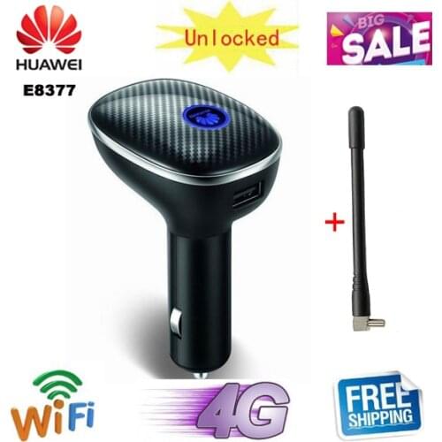 Unlocked 4g router for car Huawei CarFi E8377 404HW LTE Hotspot 4G LTE Cat5 12V Car Wifi Router fdd all band pk e8278 e8372