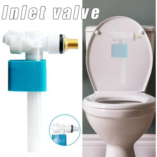 Side Entry Toilet Inlet Valve Cistern Fittings G1/2 Adjustable Float Filling Valves Bathroom Fixture Replacement Parts L