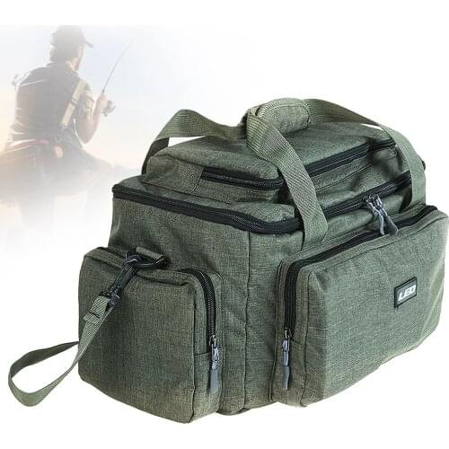 LEO Fishing Tackle Bags - Saltwater Resistant Fishing Bags - Fishing Tackle Storage Bags,Portable Large-Capacity Messenger Bag