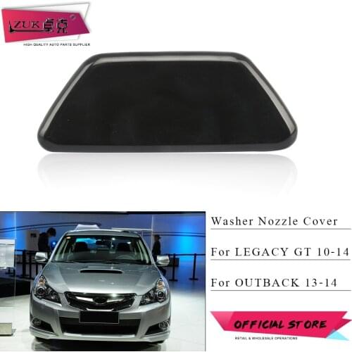 ZUK Headlight Washer Nozzle Cover Unpainted For Subaru Outback 2013 2014 For Legacy GT 2010-2014 Headlamp Water Spray Cap Lid