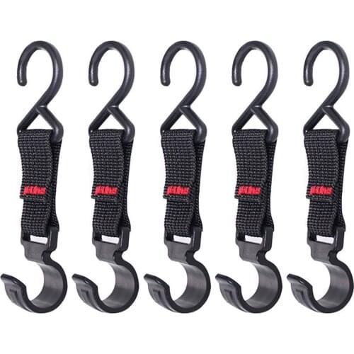 5pcs Outdoor Hanging Rack Camping Hiking Triangular Pot Pan Cookware Lamp Holder Hooks Drying Rack Clothesline Storage Hanger