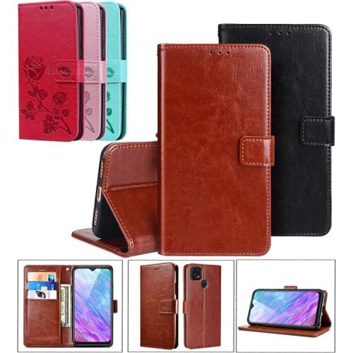 Luxury Leather Wallet Cover Silicone Case For Zte Blade A7s 2020 L210 L8 V9 vita A3 A5 A7S 2019 V10 A7 20 Smart Flip Case Cover