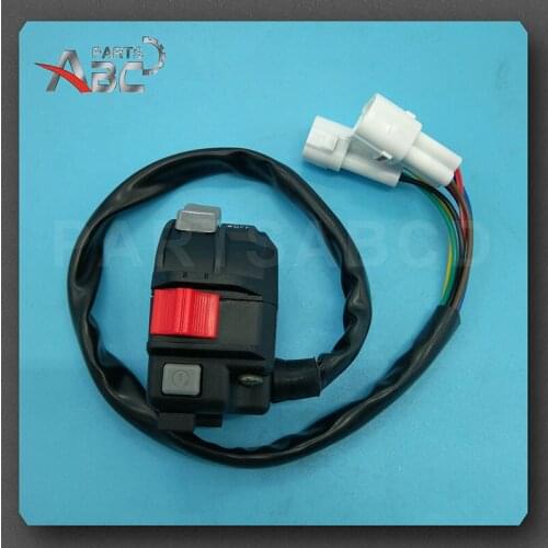 Left Handlebar Switch Control Engine Start Run Off Headlight For Yamaha YFZ450 YFZ 450 Warrior 350 Grizzly Raptor 125 250 250X