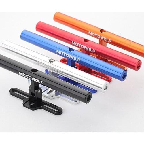 Multi - functional motorcycle scooter modified handlebar pressure code stent decorative accessories lighting stent