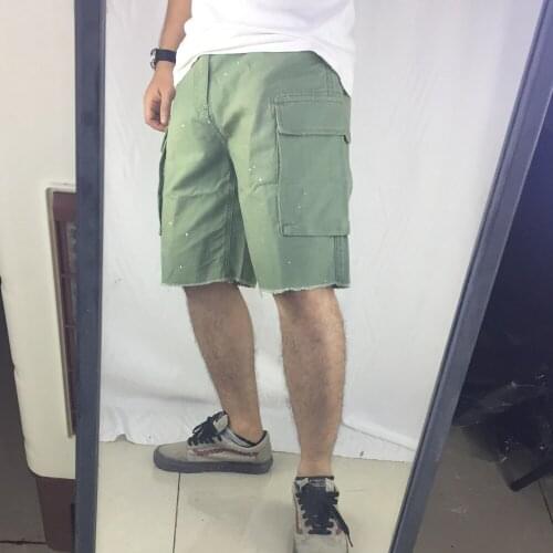 Hot Sale Hip Hop Multi Pockets Cargo Baggy Shorts Streetwear 2019 Summer Casual Short Trousers Male Fashion Loose Shorts
