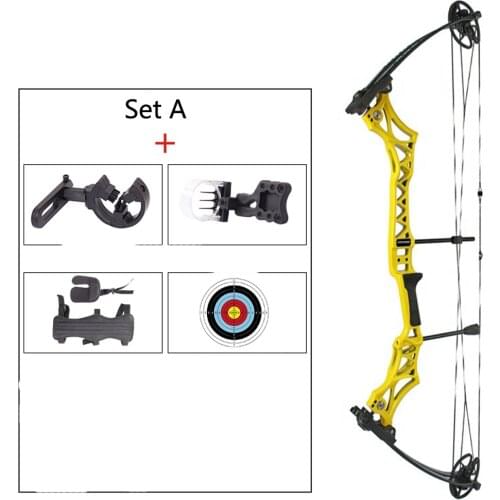 Junxing M108 Composite Bow And Arrow Set 30-55lbs Adjustable Powerful Bow And Arrow Outdoor Sports Hunting Shooting Archery