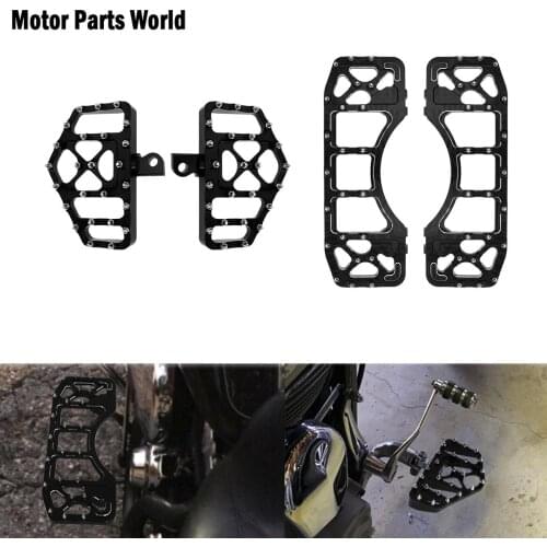 Motorcycle Driver Floorboard Passenger Front Footrest Footpegs Pedal For Harley Touring Electra Glide Softail Dyna Sportster XL