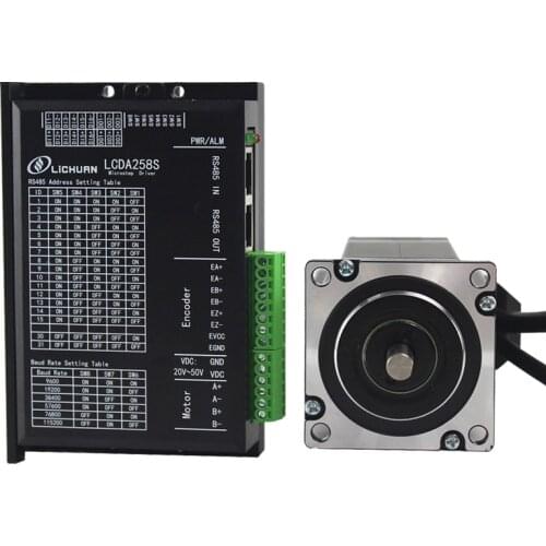 Nema23 2phase RS485 Input and output closed loop encoder stepper motor stepper driver rs485 communication kit