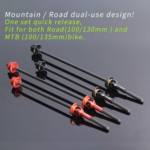 New Arrival Bike Titanium Alloy Quick Release Road Wheel Set Hub Rod Carbon Fiber Shaft