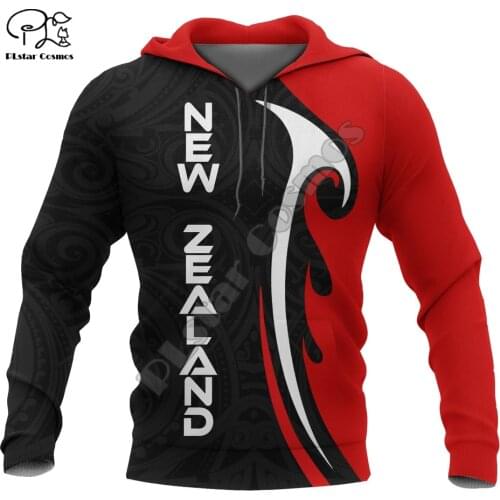 NewFashion New Zealand Maori Tribe Aotearoa Country Flag Retro Tattoo Tracksuit Men/Women Pullover Streetwear 3DPrint hoodies 11