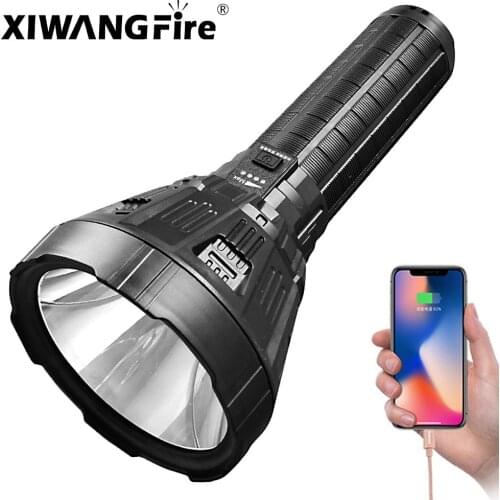 Outdoor Handheld P50 Flashlight USB Rechargeable Tactical LED Flash Light Waterproof Torch Lantern Camping Powerful Flash Lights