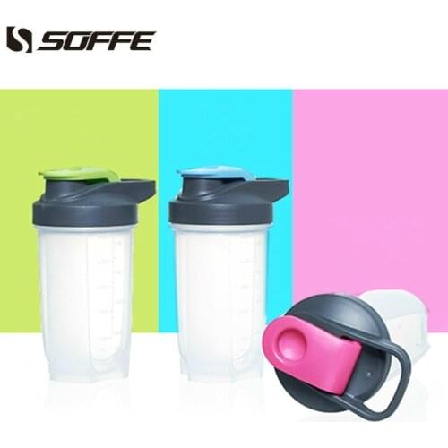 Soffe 500ml Frosetd Plastic Sport Water Bottle Shaker Protein Bottle Bpa Free With Lid Handgirp Bicycle Tour My Fitness Bottles