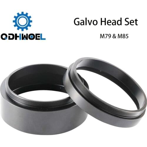 F-theta Lens Male Thread Reverse Adapter Ring Height 18mm 34mm for Thread M85 M79 CO2 Laser & Fiber Laser marking machine