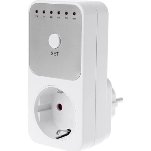 Countdown Timer Socket Intelligent Time Setting Switch Timer Control Sockets EU Plug K1MF
