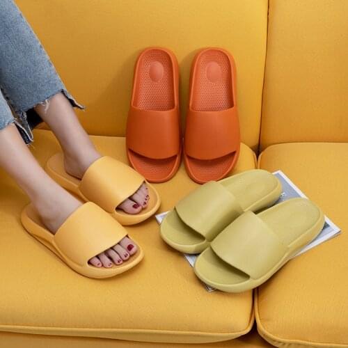 Summer New Style Korean Trend Flip Flops Men And Women Personality Simple Casual Home Indoor Couple Sandals