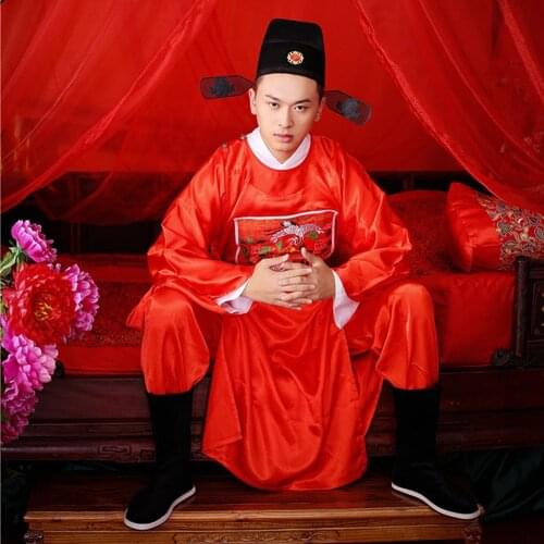 Traditional Chinese Ming Dynasty Court Costume Film and TV Patrol Photo Taking In Scenic Spots Hanfu Clothing for Men Cosplay