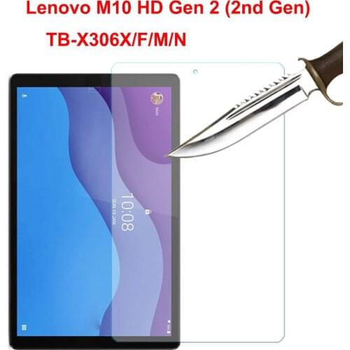 Tempered Glass for Lenovo Tab M10 HD Gen 2 (2nd Generation) TB-X306F TB-X306X TB-X306M TB-X306N 10.1'' Screen Protector Glass