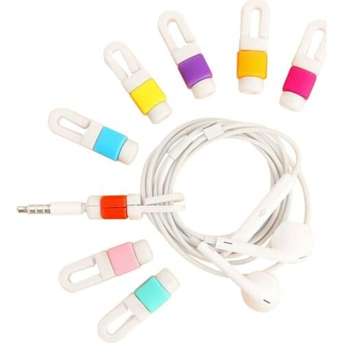 Earphone Cable Protector Organizer Headphone Cord Protector Protective Sleeves Cable Winder Cover Wholesales 1000pcs/lot