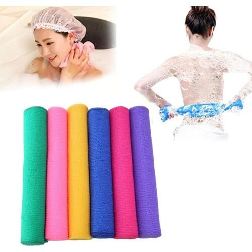 2pcs beauty skin exfoliating cloth washcloth japanese body wash towel nylon bath towel skin polishing towel