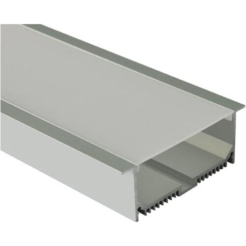 100cm length large led aluminum channel surface mounted industrial led profile led strip light holder 10m/Lot DHL Free shipping