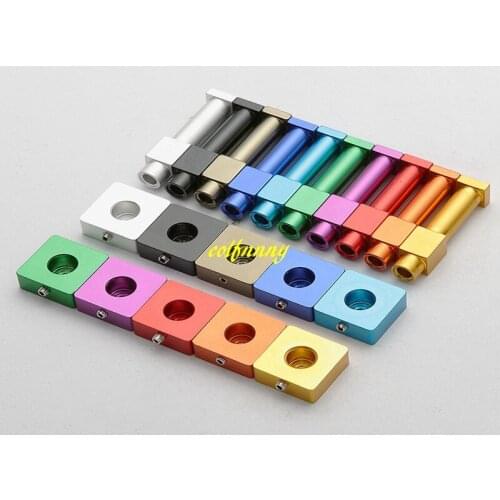 1000pcs/lot Aluminum Candy Color Clothes Square Hanger & Towel & Coat & Robe Hook Decorative Bathroom Hooks Wall Mounted