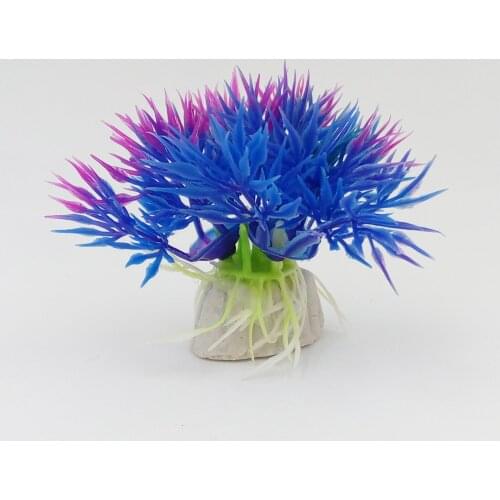 6 Pcs/lot Plastic Aquarium Plants Plantas Wonder Fish Plant Aquario Ornament Decor Landscape