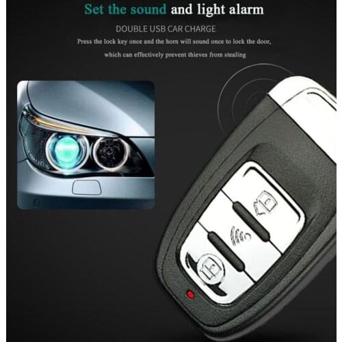 Car central locking car alarm keyless entry system for toyota start stop button signaling auto start alarm style remote start