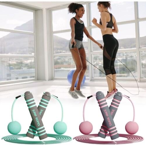 Cordless Rope Skipping Female Fitness Exercise Weight-bearing Fat Burning Slimming Device Professional Gravity Wireless Ball
