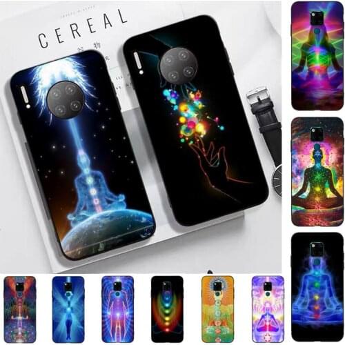 The mandala chakra Insist yoga Phone Case for Huawei Mate 20 10 9 40 30 lite pro X Nova 2 3i 7se