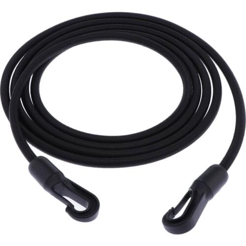 8mm Elastic Fixed Bungee Cord With Carabiner Hook Heavy Duty Bungie Strap